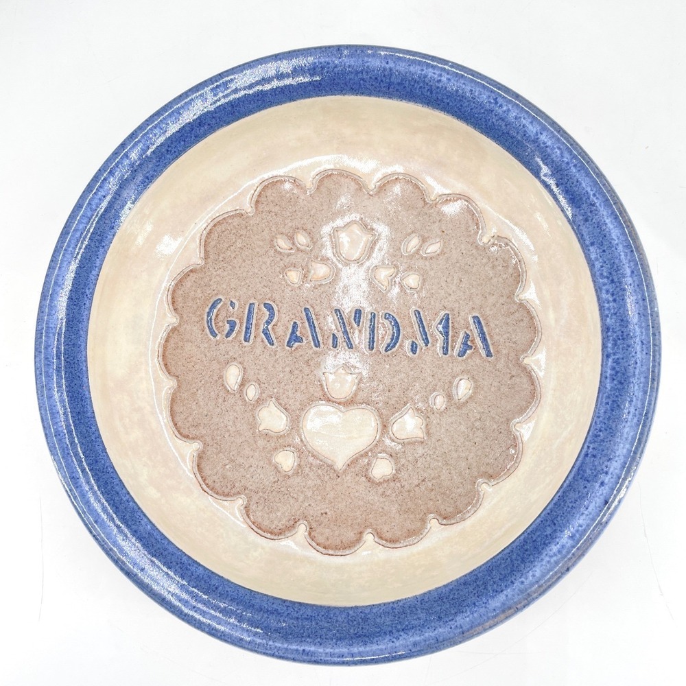 Clay Creek Pottery Grandma Pie‎ Dish Sue Baker Alaska Handthrown Stoneware 10in